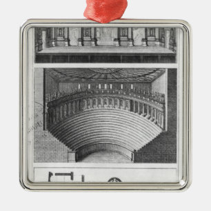 Das olympische Theater in Vicenza Ornament Aus Metall