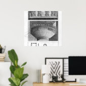 Das olympische Theater in Vicenza Poster (Heimbüro)