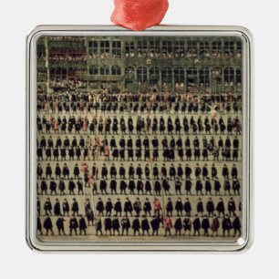 Das Ommeganck in Brüssel Silbernes Ornament