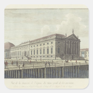Das Opernhaus, Berlin Quadratischer Aufkleber