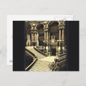 Das Opernhaus, die große Treppe, Paris, Frankreich Postkarte (Vorne/Hinten)