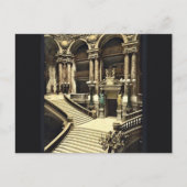 Das Opernhaus, die große Treppe, Paris, Frankreich Postkarte (Vorderseite)