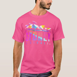 Das Opernhaus von Sydney mit farbenfroher Atmosphä T-Shirt