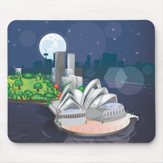 Das Opernhaus von Sydney Mousepad (Vorne)