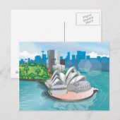 Das Opernhaus von Sydney Postkarte (Vorne/Hinten)
