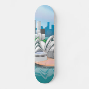 Das Opernhaus von Sydney Skateboard