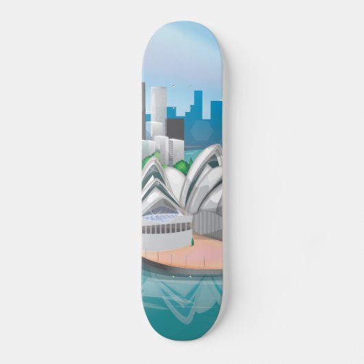 Das Opernhaus von Sydney Skateboard (Vorderseite)