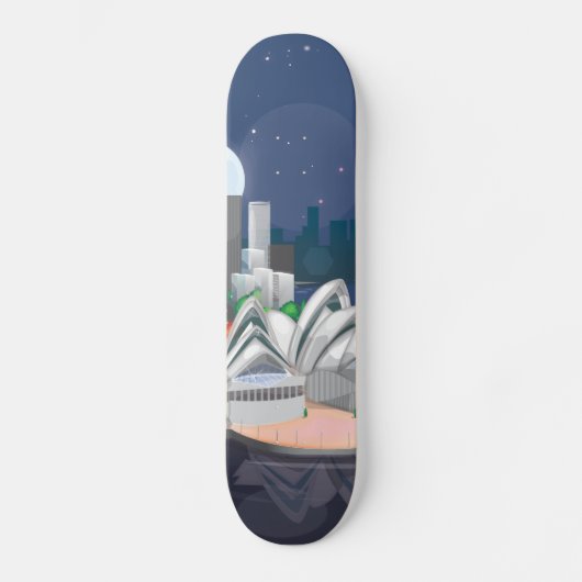 Das Opernhaus von Sydney Skateboard (Vorderseite)