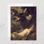 Das Opfer Abrahams, 1635 Postkarte (Vorne/Hinten)
