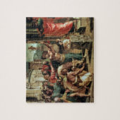 Das Opfer bei Lystra (Cartoon für das Sistine C Puzzle (Vertikal)