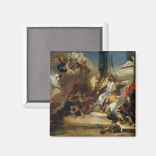 Das Opfer der Iphigenie Magnet (Vorderseite/Rückseite)