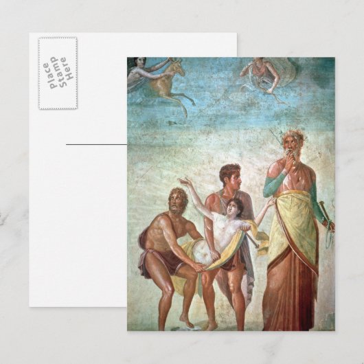Das Opfer der Iphigenie Postkarte (Vorne/Hinten)