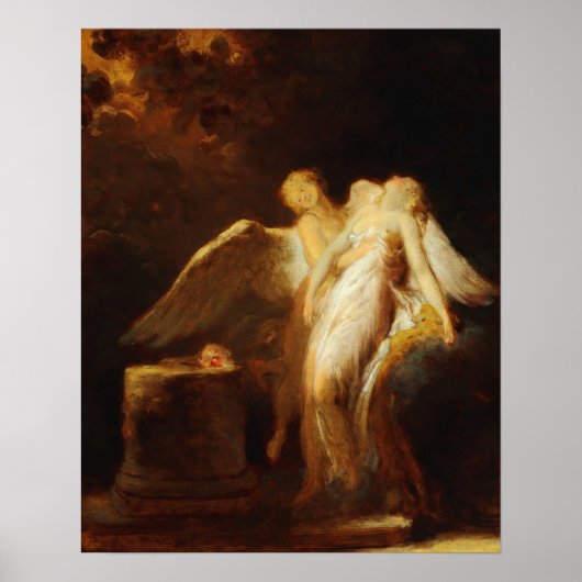 Das Opfer der Rose, Fragonard Poster (Vorne)