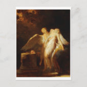Das Opfer der Rose, Fragonard Postkarte (Vorderseite)