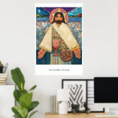 Das Opfer des neuen Posters Jesu Poster (Heimbüro)