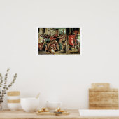 Das Opfer in Lystra (Cartoon für die Sieben C Poster (Küche)