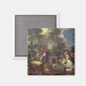 Das Opfer Noas, c.1640 Magnet (Vorderseite/Rückseite)