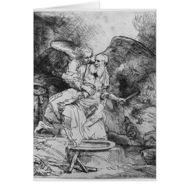 Das Opfer von Abraham, 1645 (Vorne)