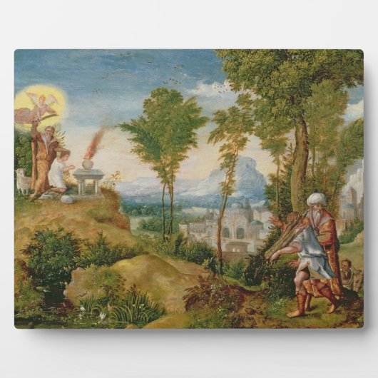 Das Opfer von Isaac Fotoplatte (Vorderseite)