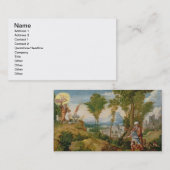 Das Opfer von Isaac Visitenkarte (Vorne/Hinten)