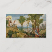 Das Opfer von Isaac Visitenkarte (Rückseite)