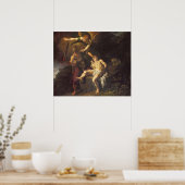 Das Opfer von Isaak, 1616 Poster (Küche)