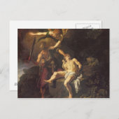 Das Opfer von Isaak, 1616 Postkarte (Vorne/Hinten)