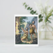 Das Opfer von Kain und Abel, aus einem biblischen  Postkarte (Stehend Vorderseite)