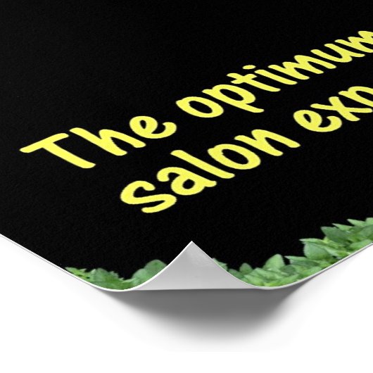 Das Optimum Poster (Ecke)