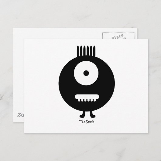 Das Oracle Postkarte (Vorne/Hinten)
