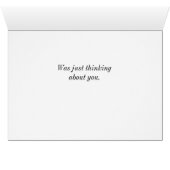 Das Orange Boat Denken Sie an Ihre Karte (Innenansicht Horizontal (Unten))