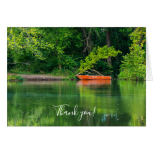 Das Orange Boot Dankeschön Card