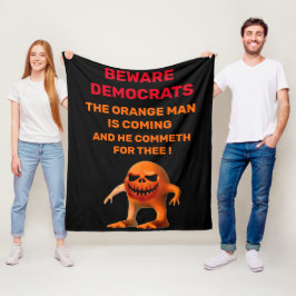Das ORANGE MAN Tapestry Fleecedecke