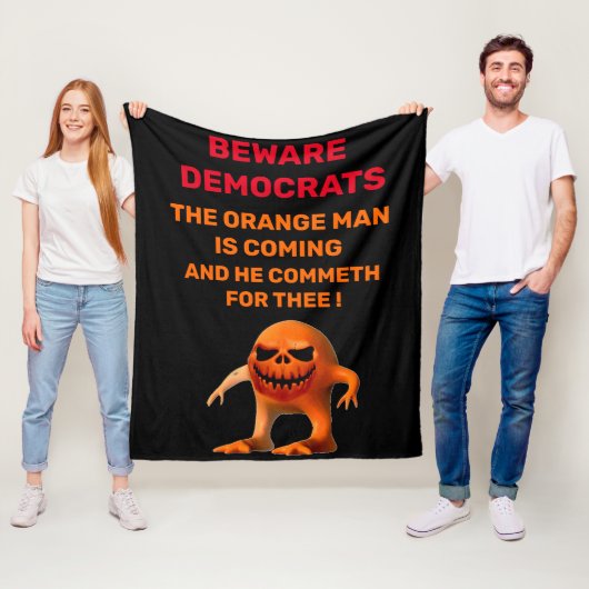 Das ORANGE MAN Tapestry Fleecedecke (Beispiel)