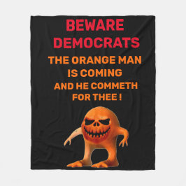 Das ORANGE MAN Tapestry Fleecedecke