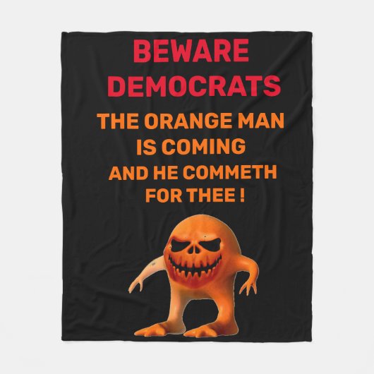 Das ORANGE MAN Tapestry Fleecedecke (Vorderseite)