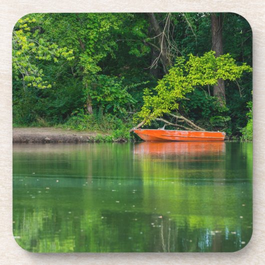 Das Orangenboot Getränkeuntersetzer (Vorderseite)