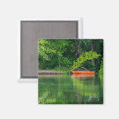 Das Orangenboot Magnet (Vorderseite/Rückseite)