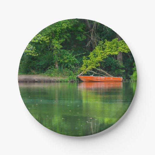 Das Orangenboot Pappteller (Vorderseite)