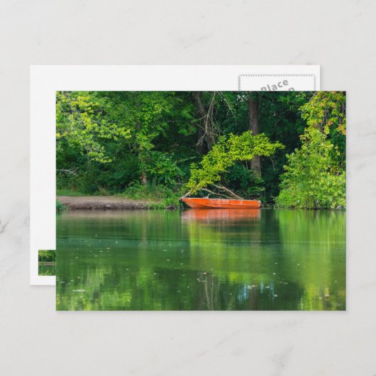 Das Orangenboot Postkarte (Vorne/Hinten)