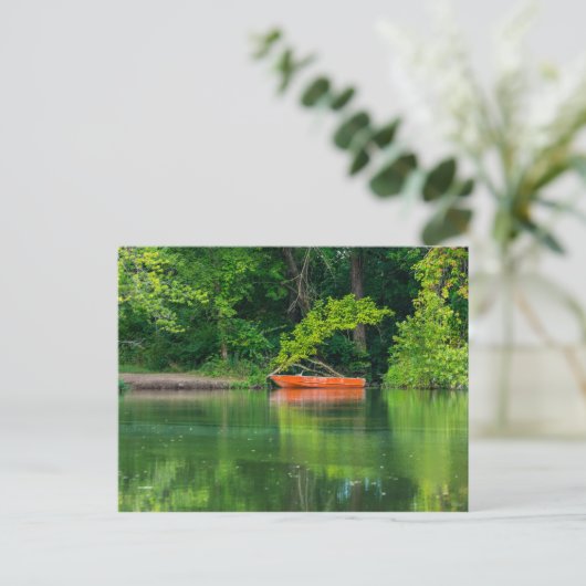Das Orangenboot Postkarte (Stehend Vorderseite)