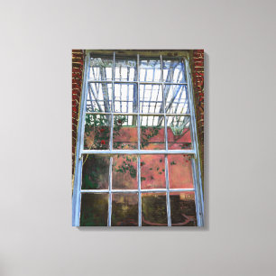Das Orangeryfenster 2012 Leinwanddruck