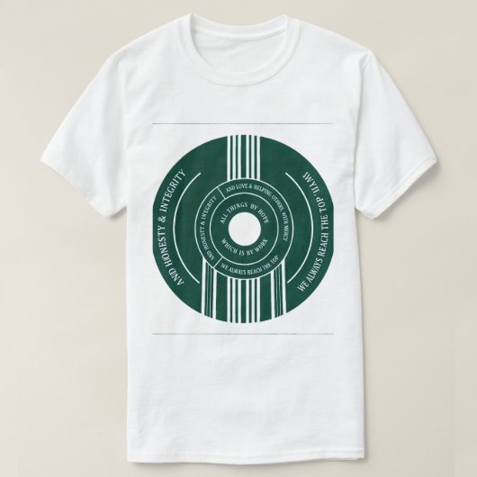 Das Orbit Stripe Tee (Design vorne)