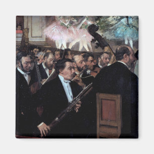 Das Orchester an der Oper, Edgar Degas Magnet