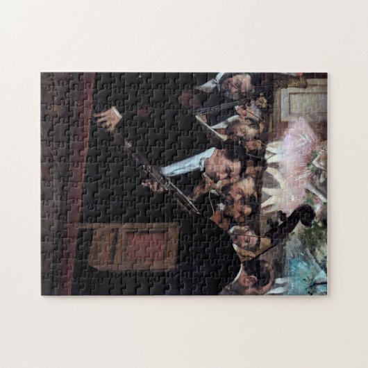 Das Orchester an der Oper, Edgar Degas Puzzle (Horizontal)