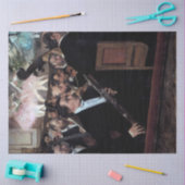 Das Orchester an der Oper, Edgar Degas Seidenpapier (Basteln)