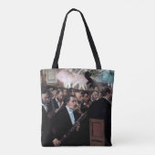 Das Orchester an der Oper, Edgar Degas Tasche (Rückseite)