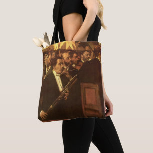 Das Orchester der Oper von Edgar Degas, Vintage Ar Tasche
