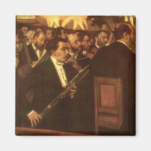 Das Orchester der Oper von Edgar Degas, Vintage Ku Magnet