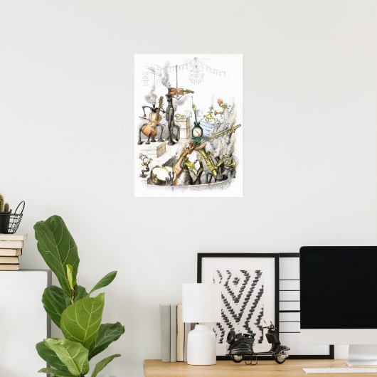 Das Orchester Fun Time Poster Art (Heimbüro)